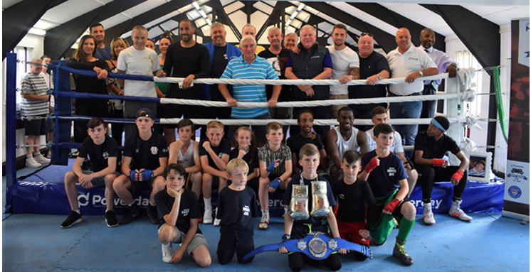 A champion visit and outreach work ‘hooks’ boxing fans