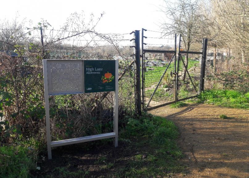 High Lane Allotments – Raised Beds