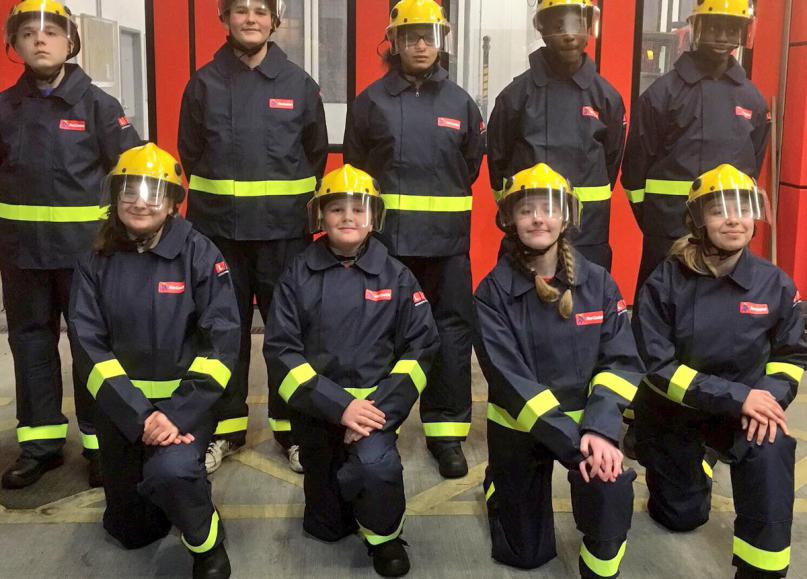 Fire Cadets run by The London Fire Brigade
